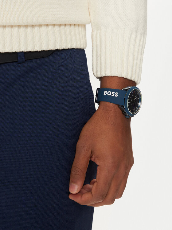 BOSS Годинник BOSS Velocity 1514061 Cиній