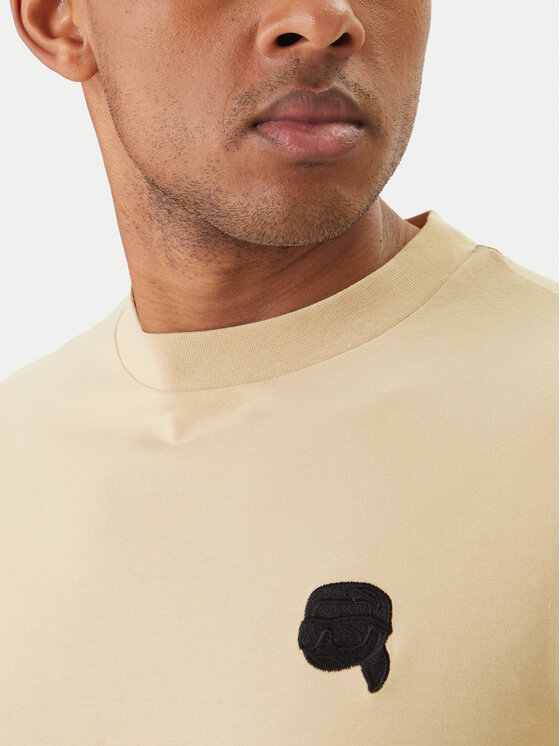 KARL LAGERFELD KARL LAGERFELD Camiseta 755049 562235 Beis Regular Fit