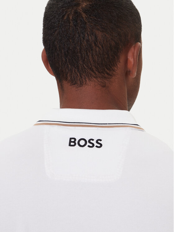 BOSS BOSS Polo Paddy Pro 50469102 Blanco Regular Fit