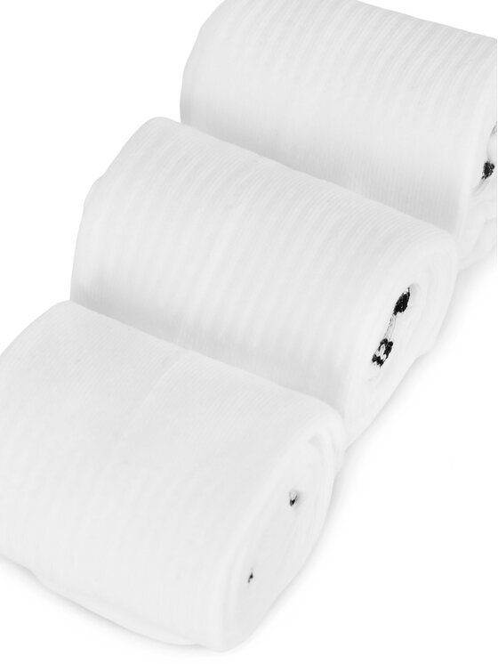 SHAQ Довгі шкарпетки Shaq SHQ-MB-003-AW24 Білий