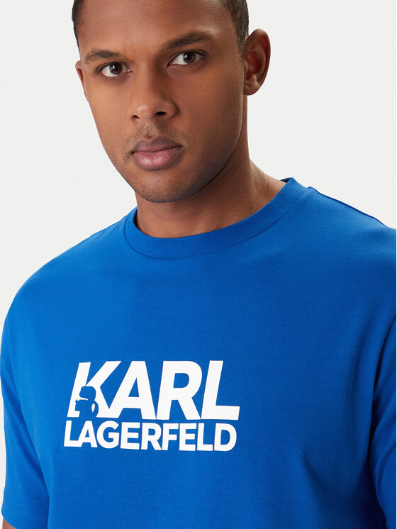 KARL LAGERFELD KARL LAGERFELD Camiseta 755780 561235 Azul Regular Fit