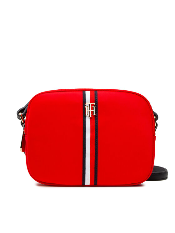 Tommy Hilfiger Дамска чанта Tommy Hilfiger Poppy Crossover Corp AW0AW11334 Червен