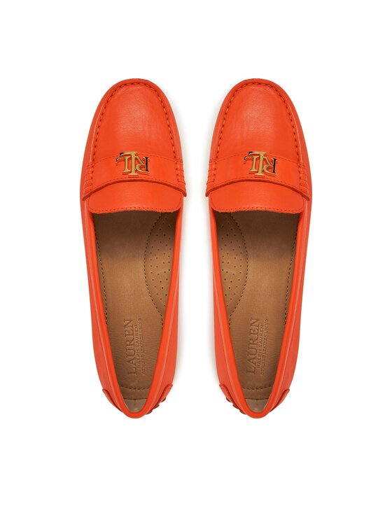 LAUREN RALPH LAUREN Mokasini LAUREN RALPH LAUREN 802852847023 Oranžna