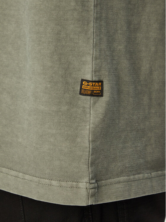 G-Star Raw G-Star Raw Camiseta Base D28588-E517 Verde Regular Fit