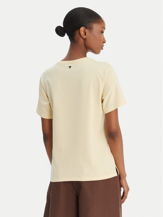 Weekend Max Mara Weekend Max Mara Футболка Bora 2615971042 Жовтий Regular Fit