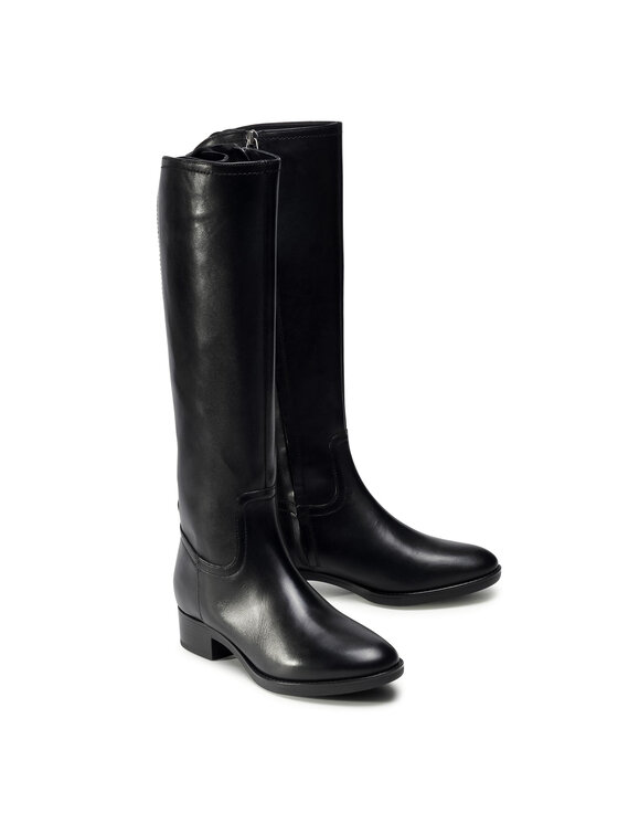 Geox Stivali al ginocchio Geox D Felicity A D04G1A 00043 C9999 Nero