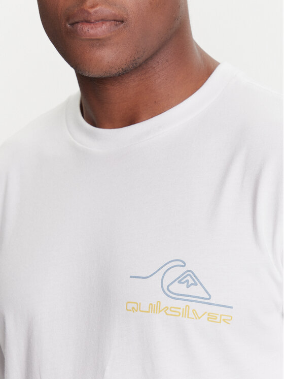 Quiksilver Quiksilver Camiseta Light Waves Ss EQYZT08175 Blanco Comfort Fit