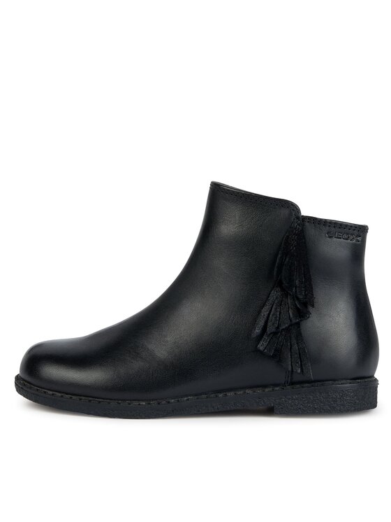 Geox Členková obuv Geox J Shawntel Girl J364EA 00043 C9999 M Čierna