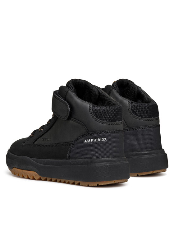 Geox Kotníková obuv Geox J Bunshee Boy B Abx J16FMA 0ME32 C9999 S Černá
