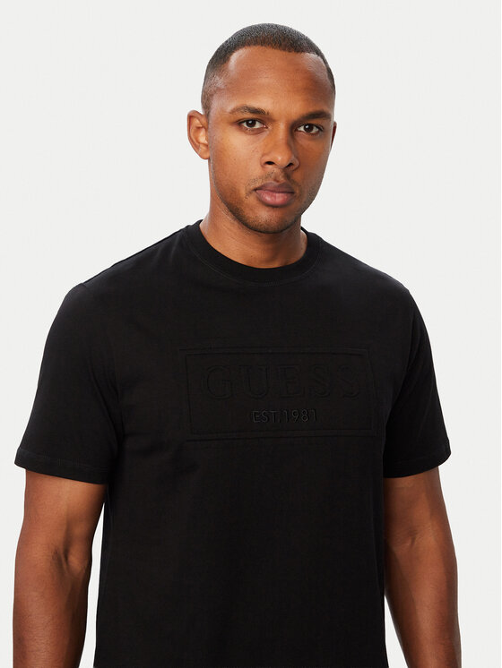 Guess Guess T-Shirt 183984 Μαύρο Classic Fit