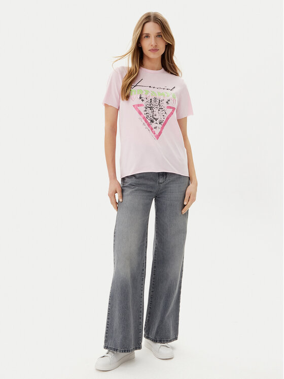 ONLY ONLY Футболка Lucy 15307412 Рожевий Regular Fit