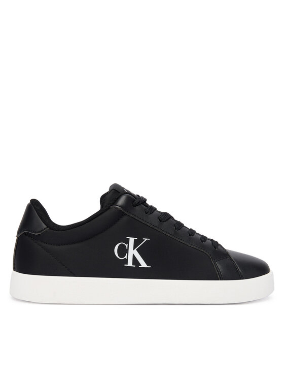 Calvin Klein Superge Calvin Klein 3 Cupsole Laceup Pu Mg YW0YW01781 Črna