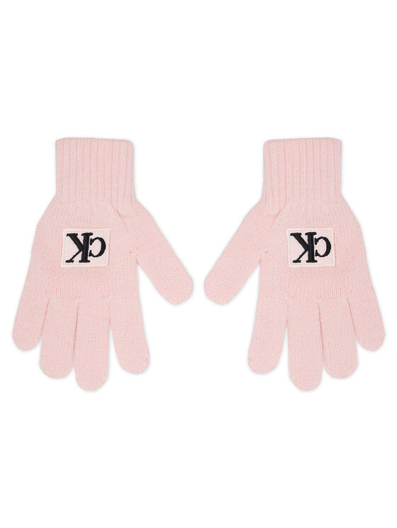 Calvin Klein Jeans Guanti bambino Calvin Klein Jeans Monogram IU0IU00363 Rosa