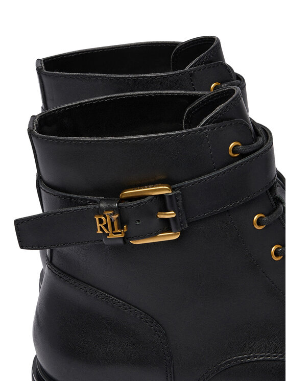 LAUREN RALPH LAUREN Polacchine LAUREN RALPH LAUREN Allyson Logo Bo Bte 802P12046001 Nero