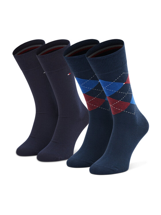 Tommy Hilfiger Hosszú zoknik Tommy Hilfiger 100001495 Sötétkék