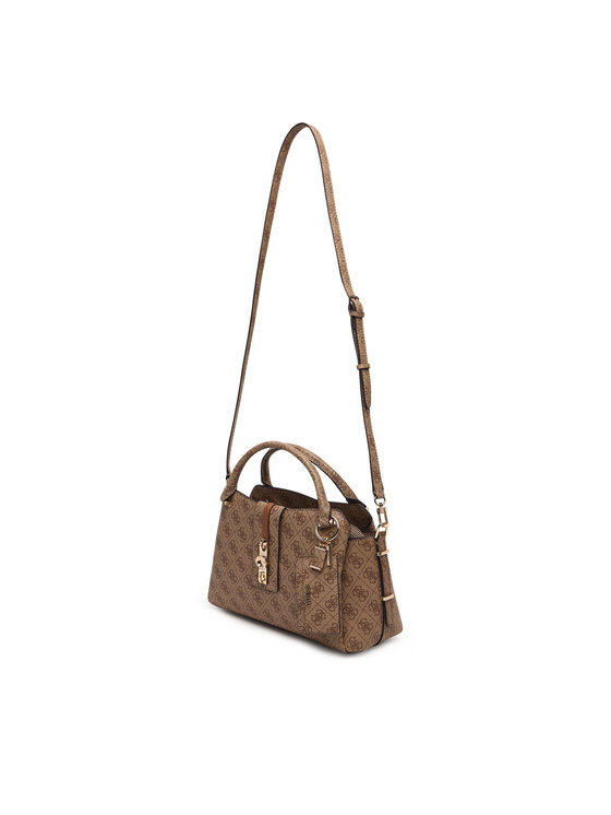 Guess Ročna torba Guess Yvonne Logo HWSG23 78060 Rjava