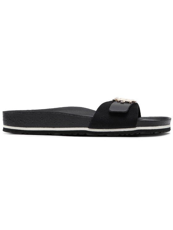 Tommy Hilfiger Iešļūcenes Tommy Hilfiger Th Molded Footbed Sandal FW0FW05622 Melns