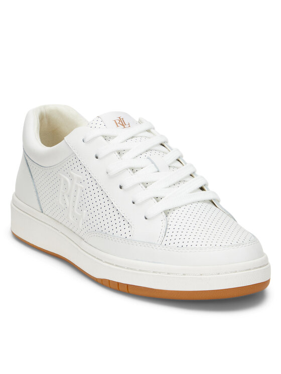 LAUREN RALPH LAUREN Сникърси LAUREN RALPH LAUREN Hailey Low-Top Lace-Up 802951391001 Бял