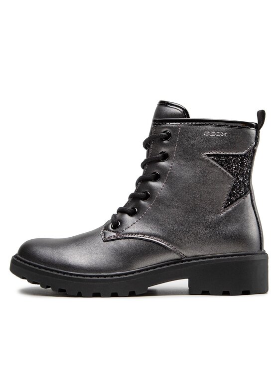 Geox Csizma Geox J Casey G. G J9420G 0NFEW C0062 S Ezüst