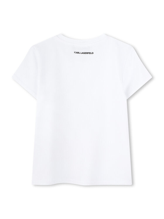 Karl Lagerfeld Kids Karl Lagerfeld Kids Camiseta Z30489 D Blanco Regular Fit