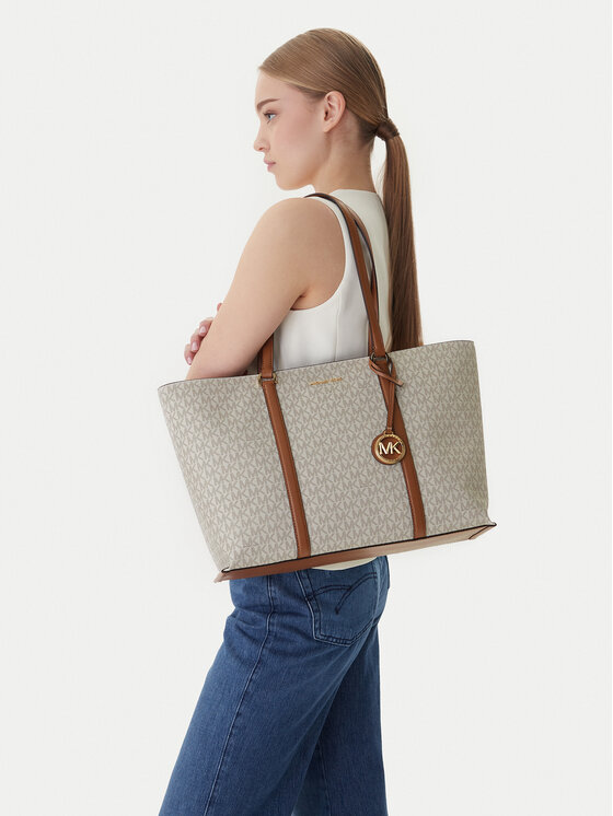 MICHAEL Michael Kors Сумка MICHAEL Michael Kors Temple Tote 30R4G1LT3B Бежевий