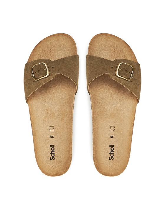 Scholl Шльопанці Scholl Estelle F32156 Хакі