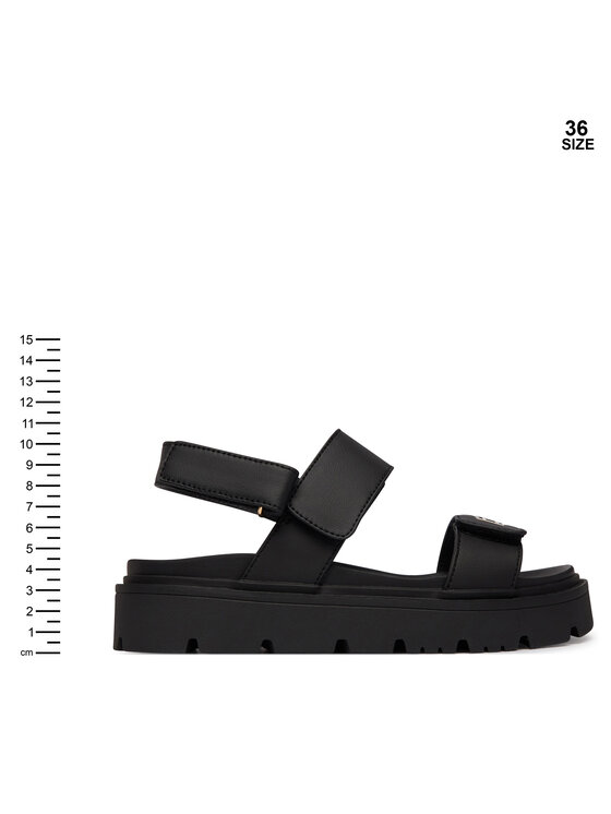 Tommy Hilfiger Sandali Tommy Hilfiger T3A2-34284-0326 Črna