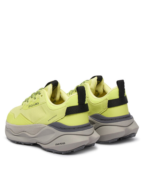 Clarks Trekkingi Clarks PaceTrailGoWP 26328476 Żółty jasny