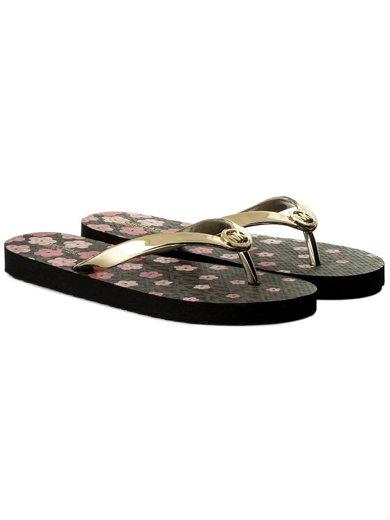 MICHAEL Michael Kors Japonki MICHAEL Michael Kors Mk Flip Flop 40S8MKFA3Q Złoty
