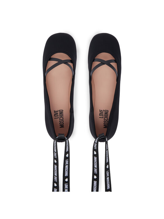 LOVE MOSCHINO Балетки LOVE MOSCHINO JA11141G1PIM0000 Чорний