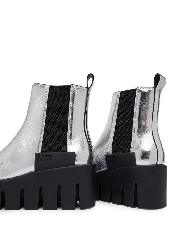 United Nude Botki United Nude Grip Chelsea LO V 1103214116 Srebrny
