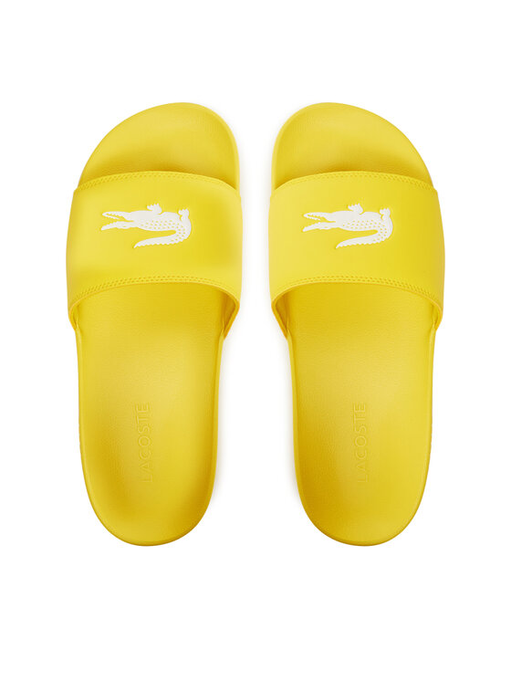 Lacoste Şlapi Lacoste Serve Sliders 7-49CMA0041 Galben
