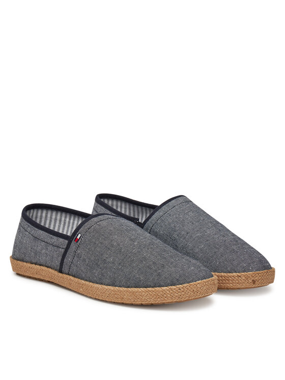 Tommy Hilfiger Espadrile Tommy Hilfiger Hilfiger Chambray Espadrille FM0FM05391 Plava