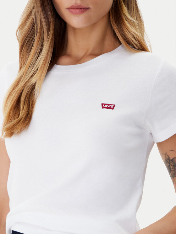 Levi's® Levi's® Conjunto de camisetas Essential 004AO-0002 Blanco Slim Fit