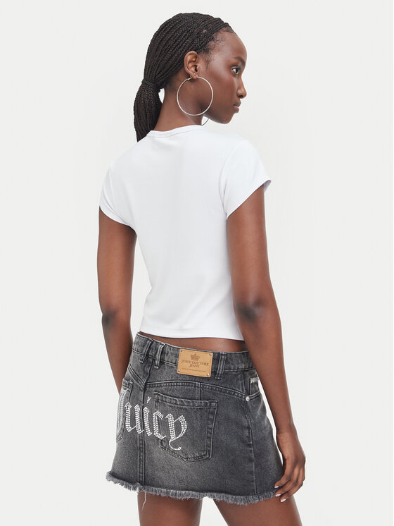 Juicy Couture Juicy Couture Camiseta JCWCT226326 Blanco Slim Fit