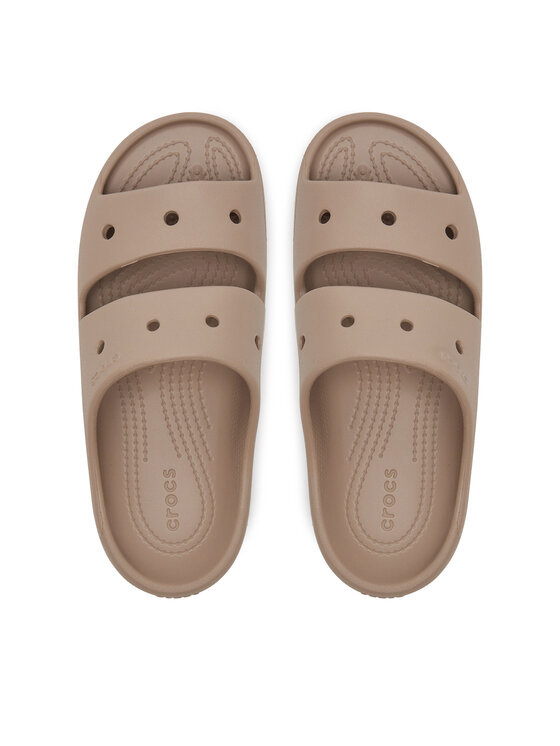 Crocs Παντόφλες Crocs Classic Sandal v2 209403 Καφέ