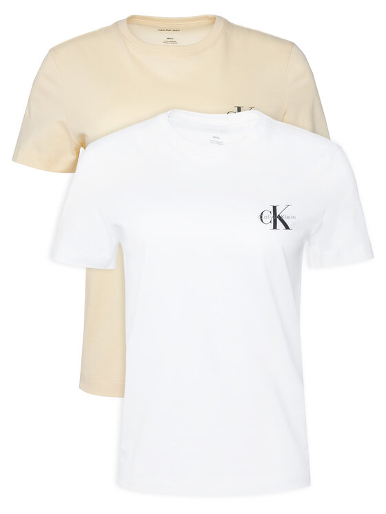 Calvin Klein Jeans Calvin Klein Jeans Conjunto de camisetas LV047C905G Amarillo claro Regular Fit