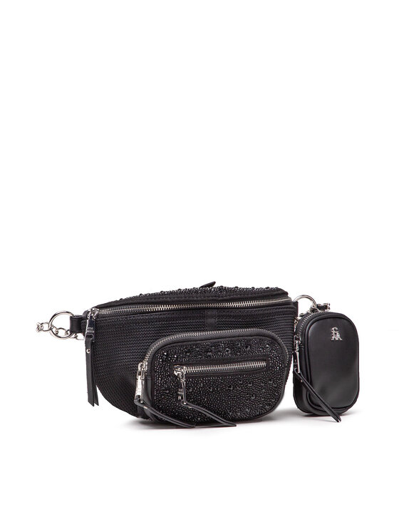 Steve Madden Сумка на пояс﻿ Steve Madden Bmaxima SM13000640-02002-BLK Чорний