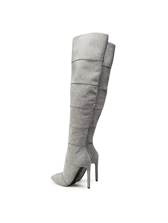 Steve Madden Чоботи Steve Madden Wonders-C SM11001199-02003-060 Срібний