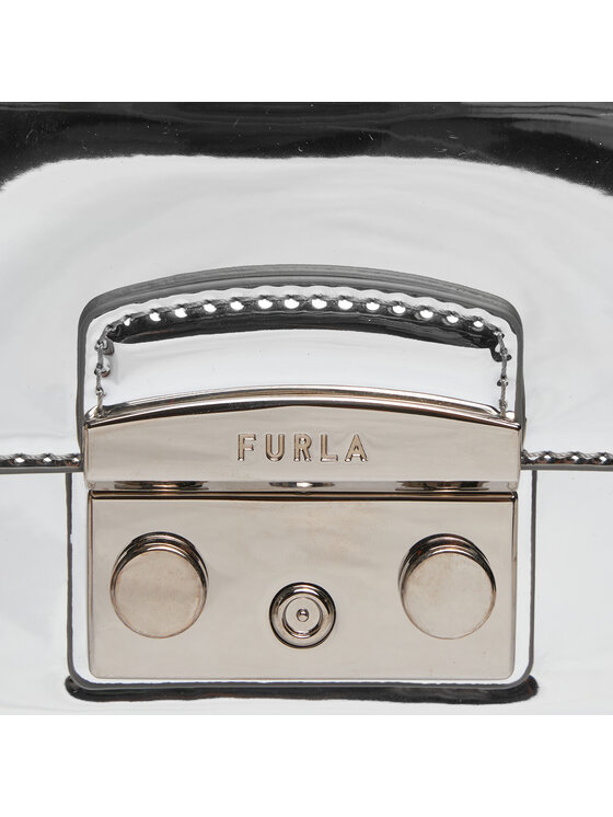 Furla Torebka Furla Metropolis Mini Crossbody WB00828-BX2052-Y3000-1057 Srebrny