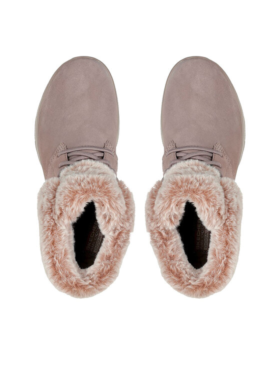 Skechers Черевики Skechers On-The-Go Joy Plush Dreams 144042/DKTP Коричневий