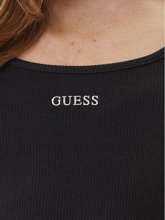 Guess Guess Футболка V6GP04 K2969 Чорний Slim Fit