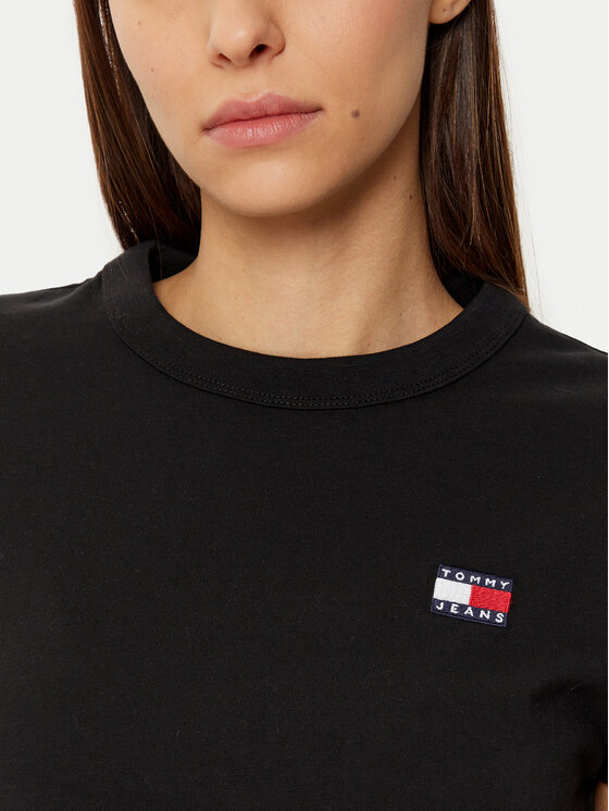 Tommy Jeans Tommy Jeans T-Shirt DW0DW20153 Μαύρο Regular Fit