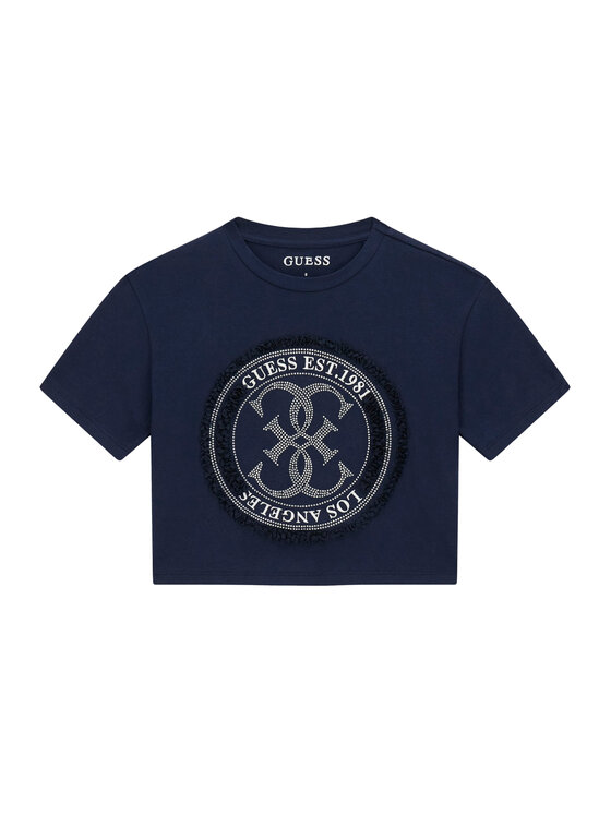 Guess Guess Футболка J6GI07 K6YW4 Cиній Relaxed Fit