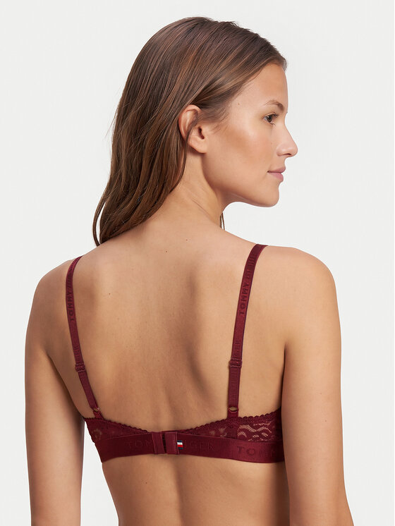 Tommy Hilfiger Tommy Hilfiger Bralette UW0UW06345 Rojo oscuro