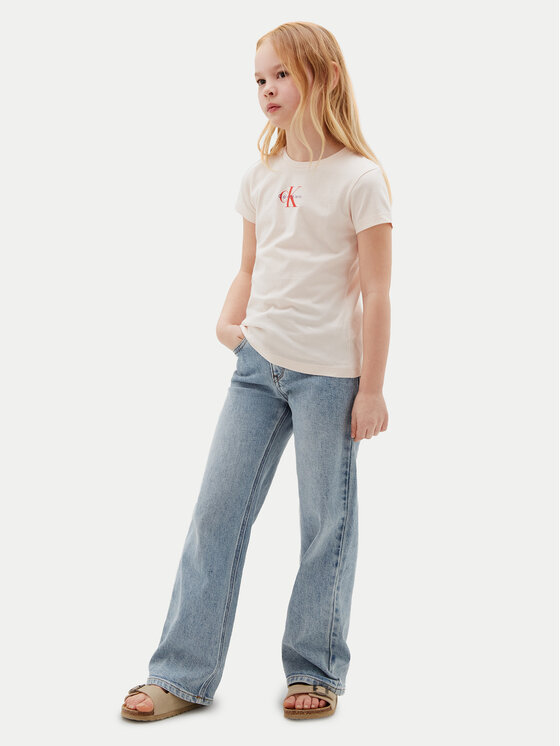 Calvin Klein Jeans Calvin Klein Jeans Camiseta LVCKSJA15G Rosa Regular Fit
