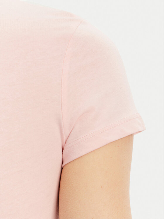 Tommy Jeans Tommy Jeans T-shirt DW0DW20459 Rosa Slim Fit