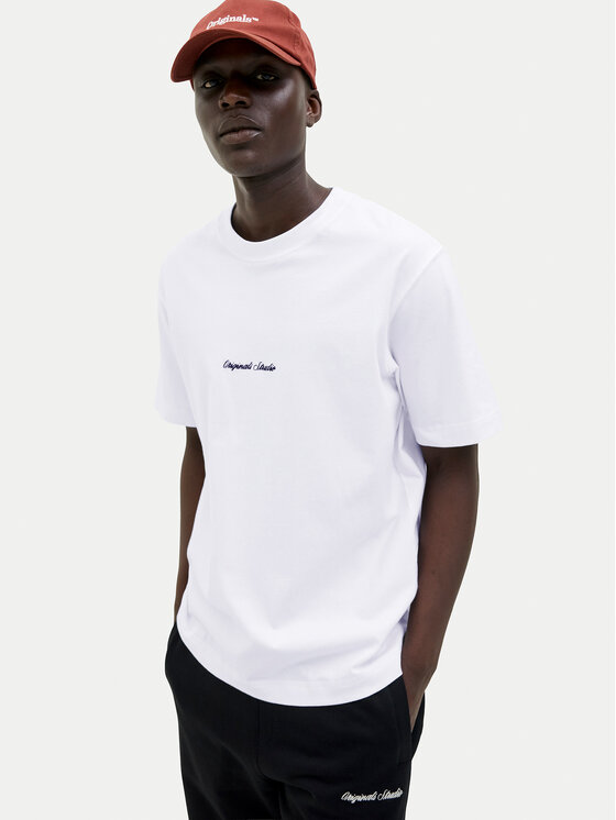 Jack & Jones Jack & Jones Camiseta Norrebro 12282892 Blanco Relaxed Fit