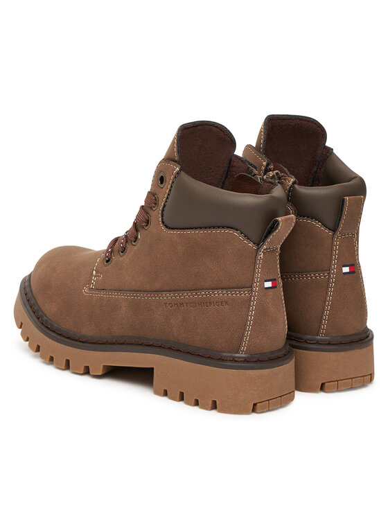 Tommy Hilfiger Туристически oбувки Tommy Hilfiger T3X5-34125-1269509 S Кафяв