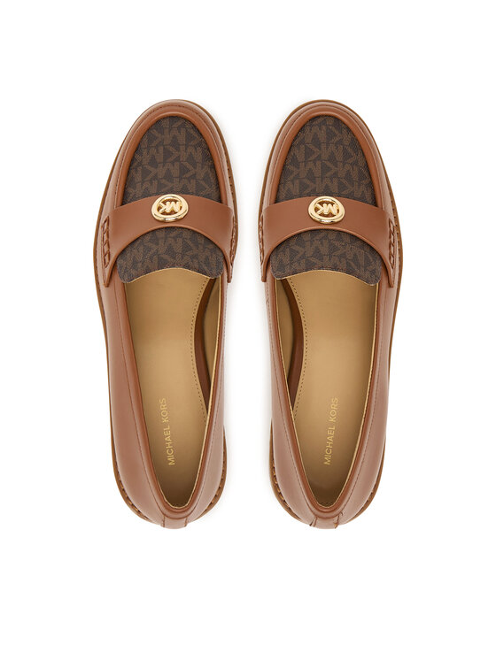MICHAEL Michael Kors Loafers MICHAEL Michael Kors Jaelyn Lug 40T6JLFP2L Καφέ